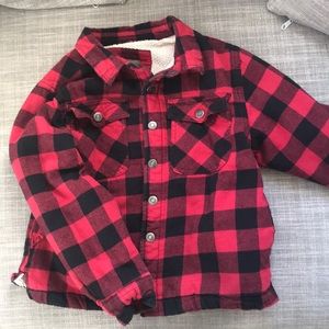 Boys flannel jacket